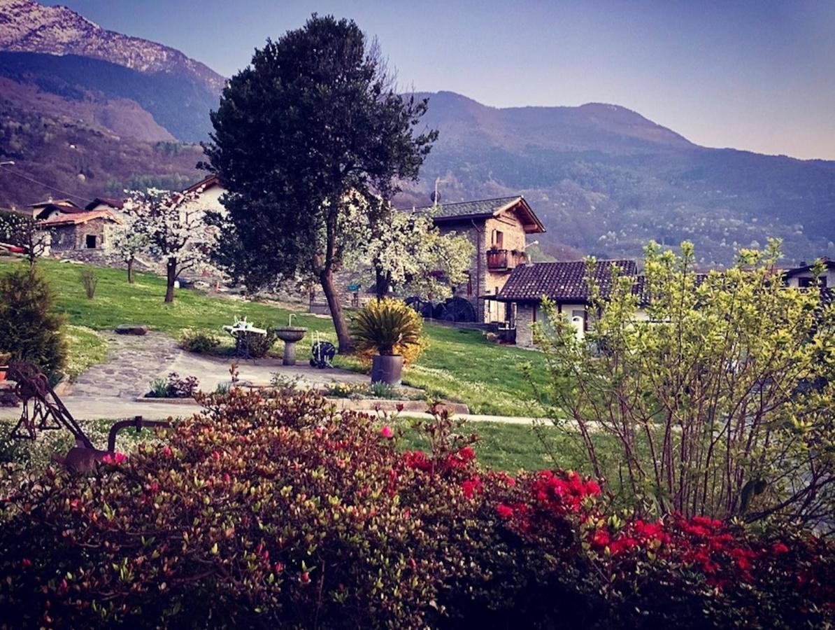 La Volta - Lake Como Heritage Home In Molino Maufet Watermill - Patio On The Garden Colico Exteriör bild