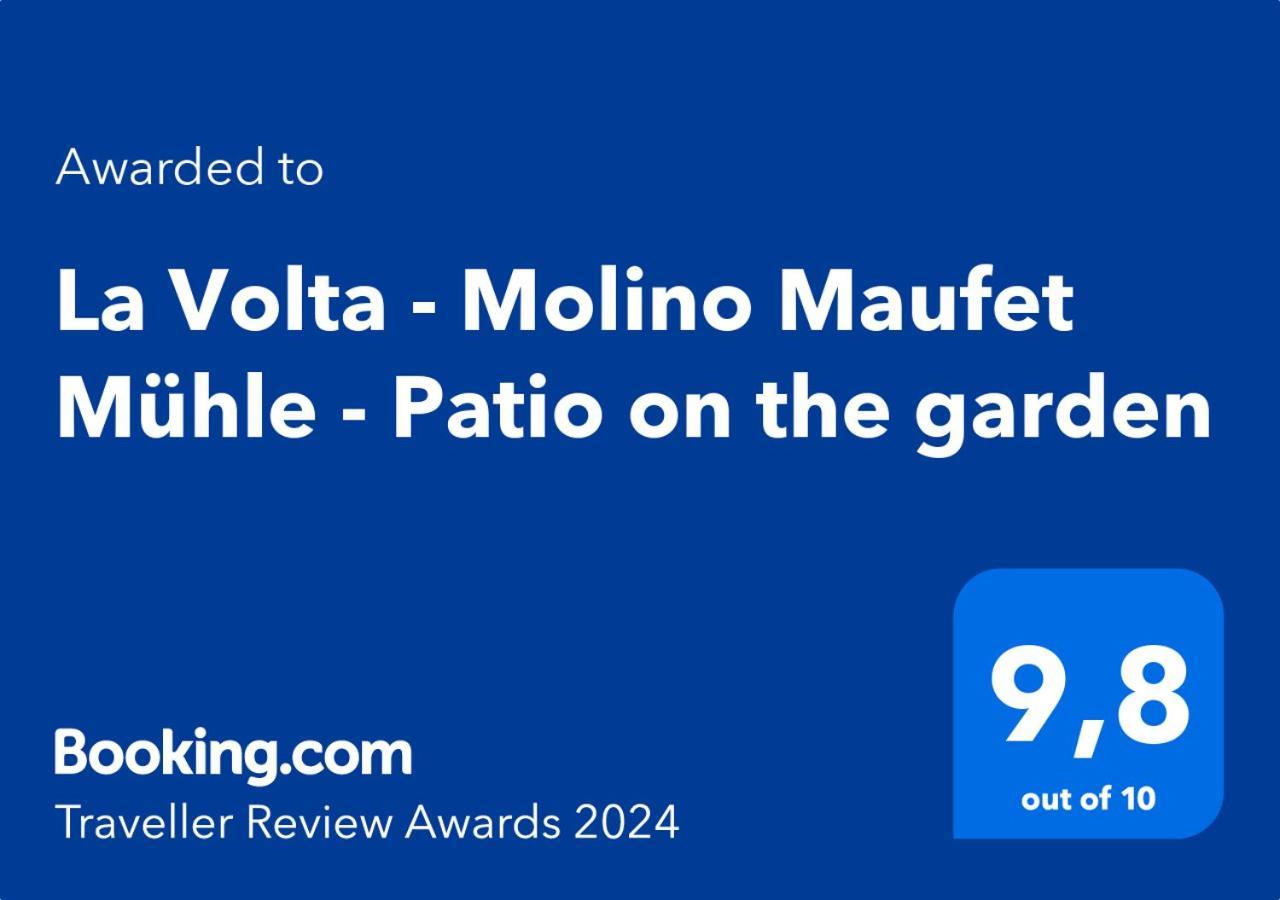 La Volta - Lake Como Heritage Home In Molino Maufet Watermill - Patio On The Garden Colico Exteriör bild